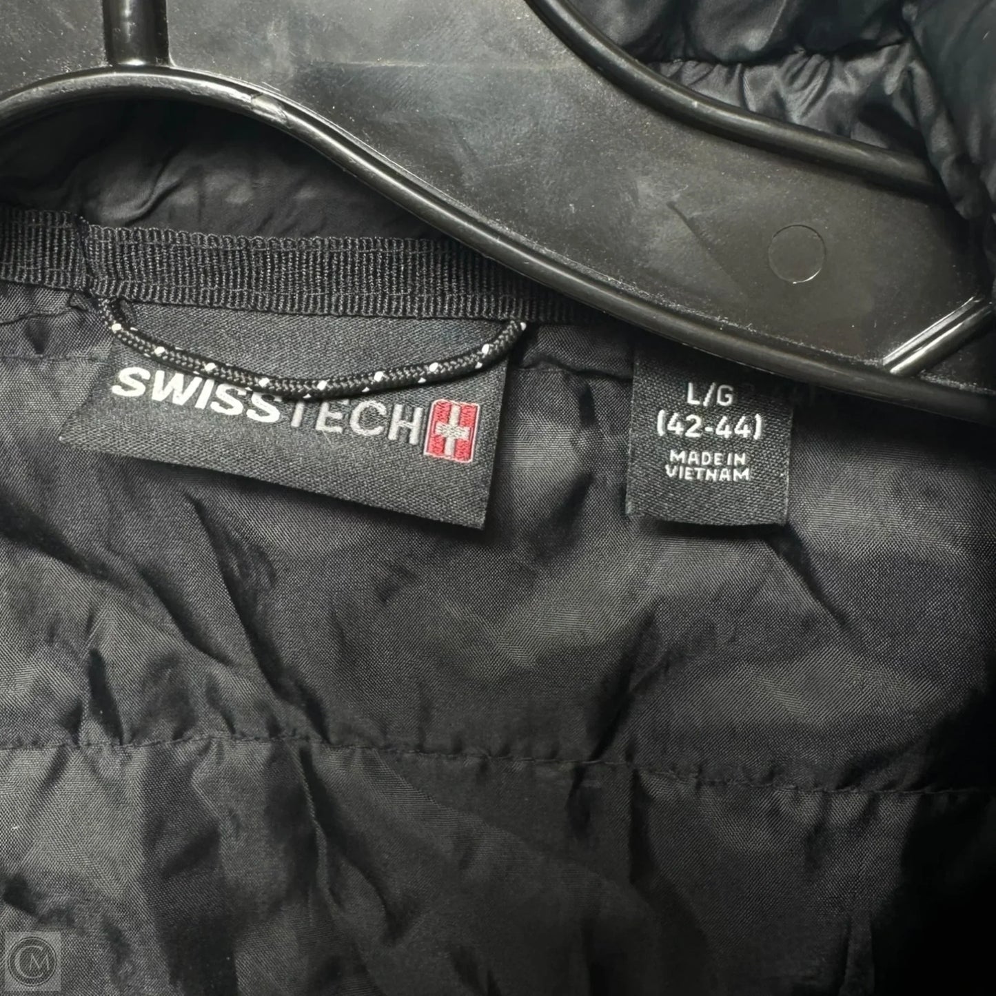 Jacket Puffer & Quilted By Swisstech In Black, Size: L MENS