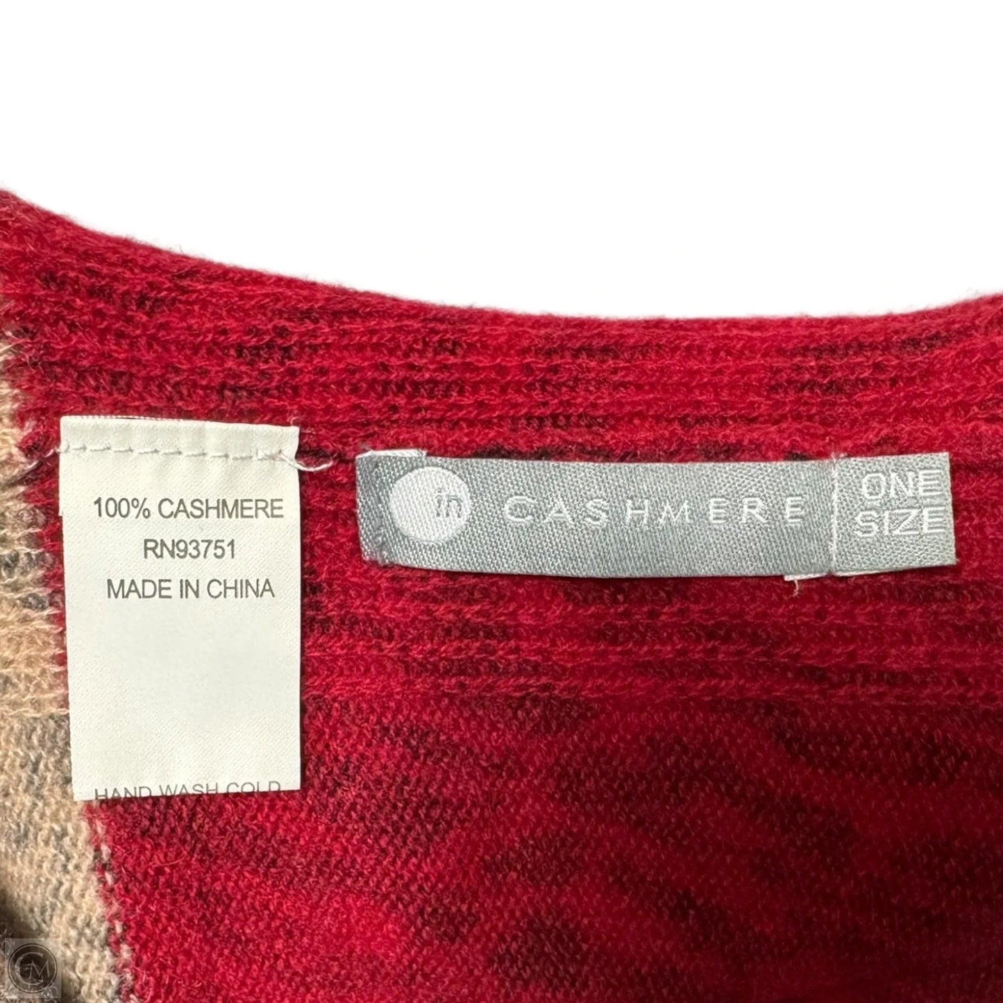 Cashmere Poncho By In Cashmere In Multi-colored, Size: Osfm