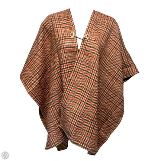 Reversible Shawl By Talbots In Plaid Pattern, Size: Xs/s