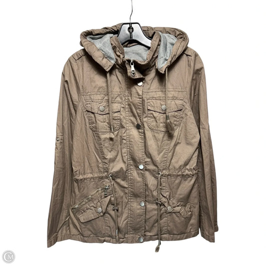 Jacket Utility By Ymi In Taupe, Size: M
