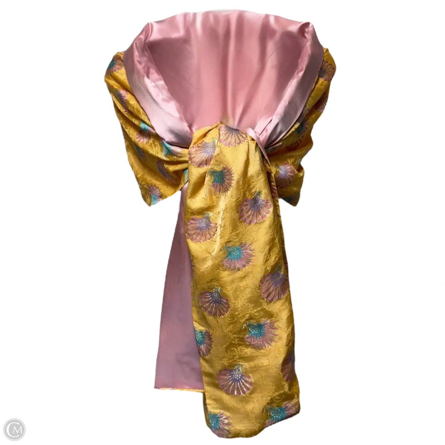 Metallic Embroidered Scarf Long