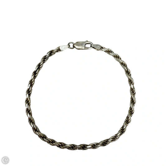 Sterling Silver Rope Chain Bracelet