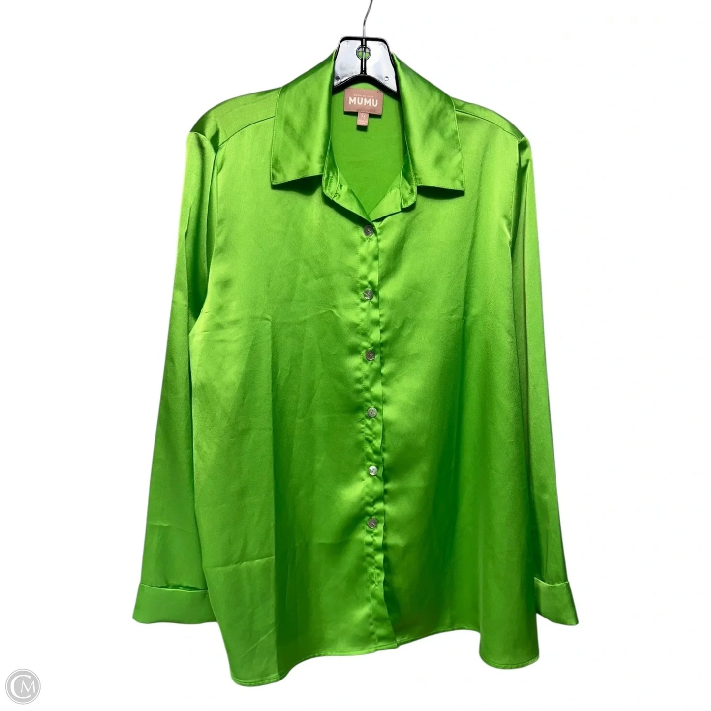 Top Long Sleeve By Show Me Your Mumu In Green, Size: M