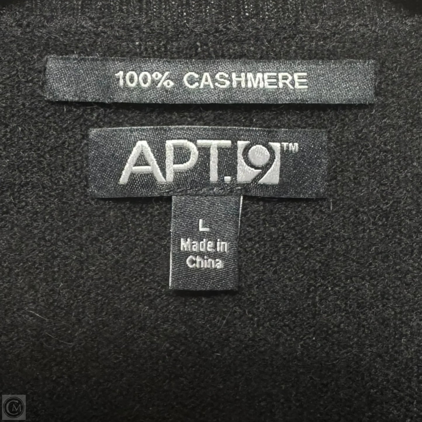Argyle Sweater Cashmere By Apt 9 In Multi-colored, Size: L