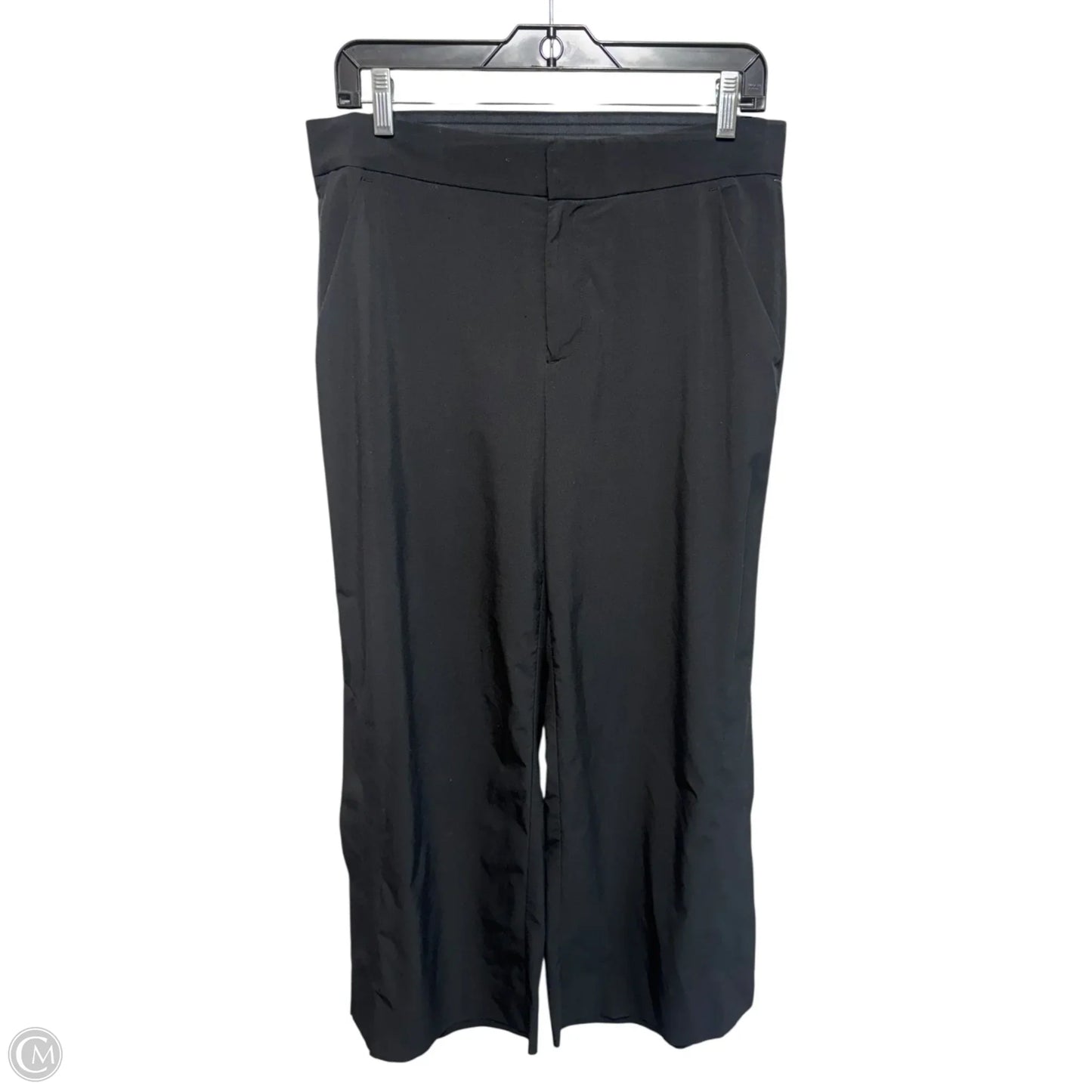 Cropped Wide Leg Athletic Pants By Athleta In Black, Size: 6
