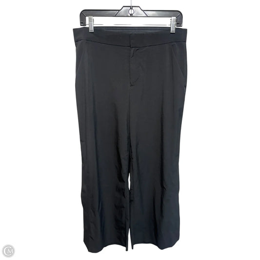 Cropped Wide Leg Athletic Pants By Athleta In Black, Size: 6