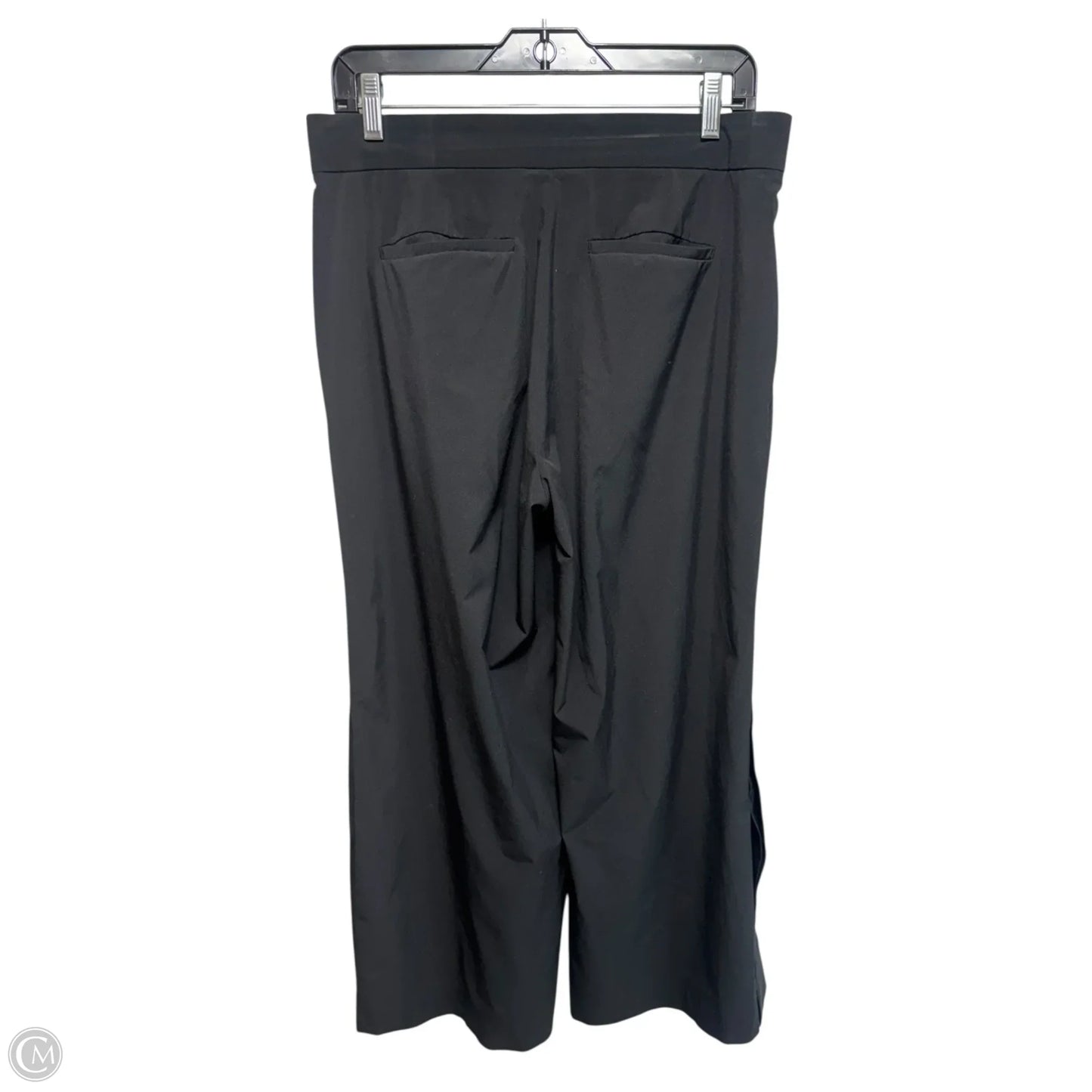 Cropped Wide Leg Athletic Pants By Athleta In Black, Size: 6