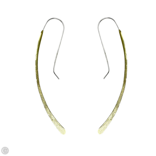 Sterling Silver KR Contour Art Earrings Dangle/drop By Silpada