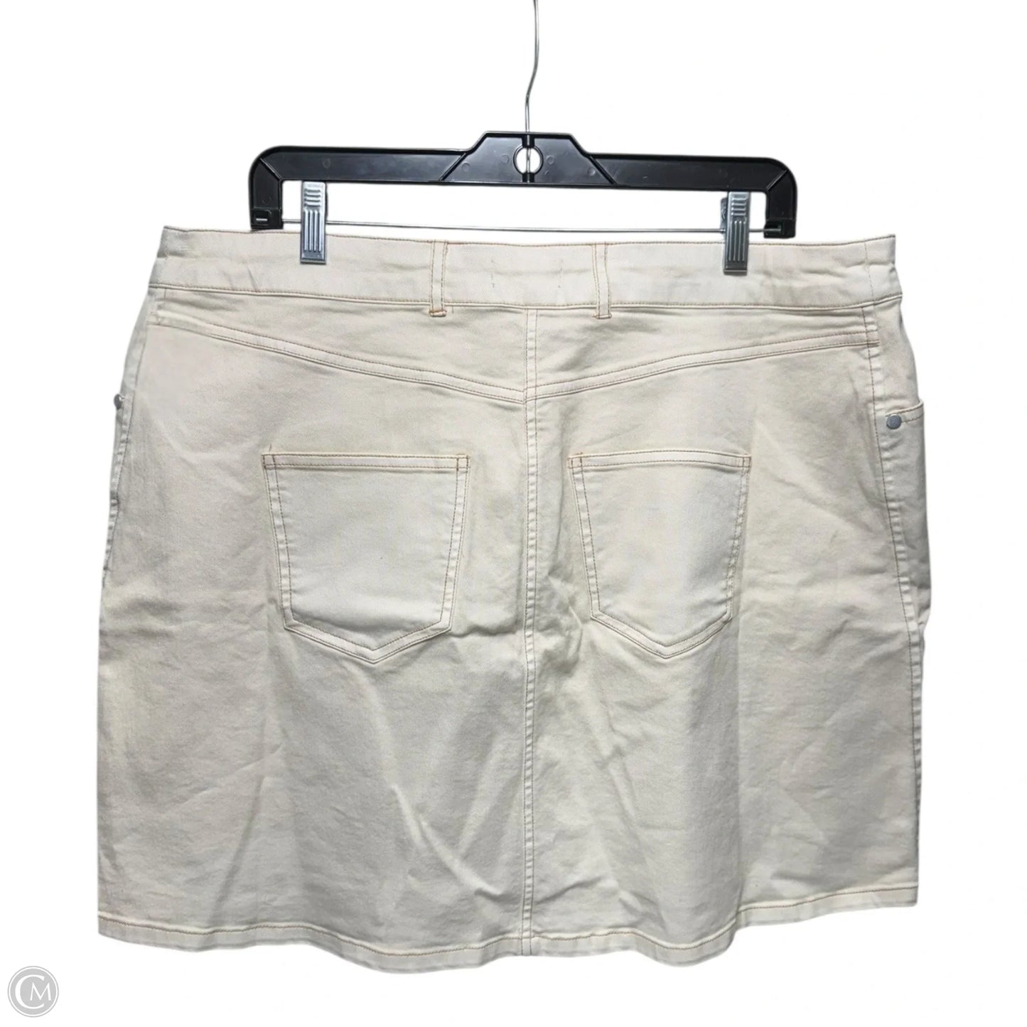 Skirt Mini & Short By Pilcro In Cream, Size: 16