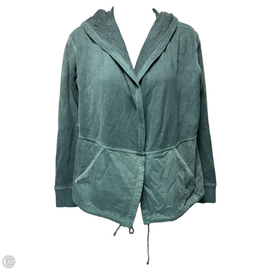 Epiq Jacardi-Hydro Vintage Wash Sweatshirt Hoodie By Toad & Co In Teal, Size: Xs