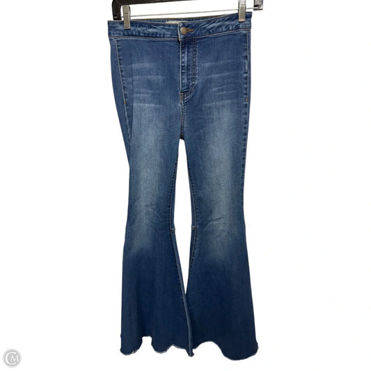 Jeans Flared By Free People In Blue Denim, Size: 2