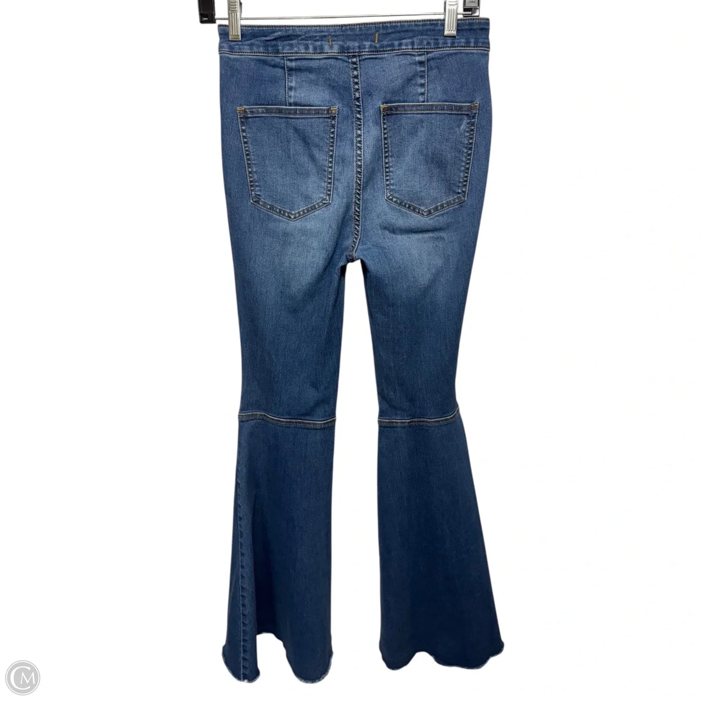Jeans Flared By Free People In Blue Denim, Size: 2