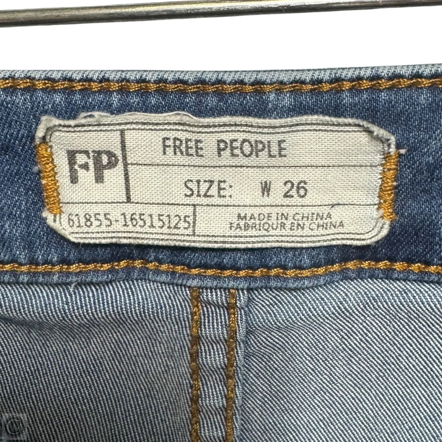Jeans Flared By Free People In Blue Denim, Size: 2