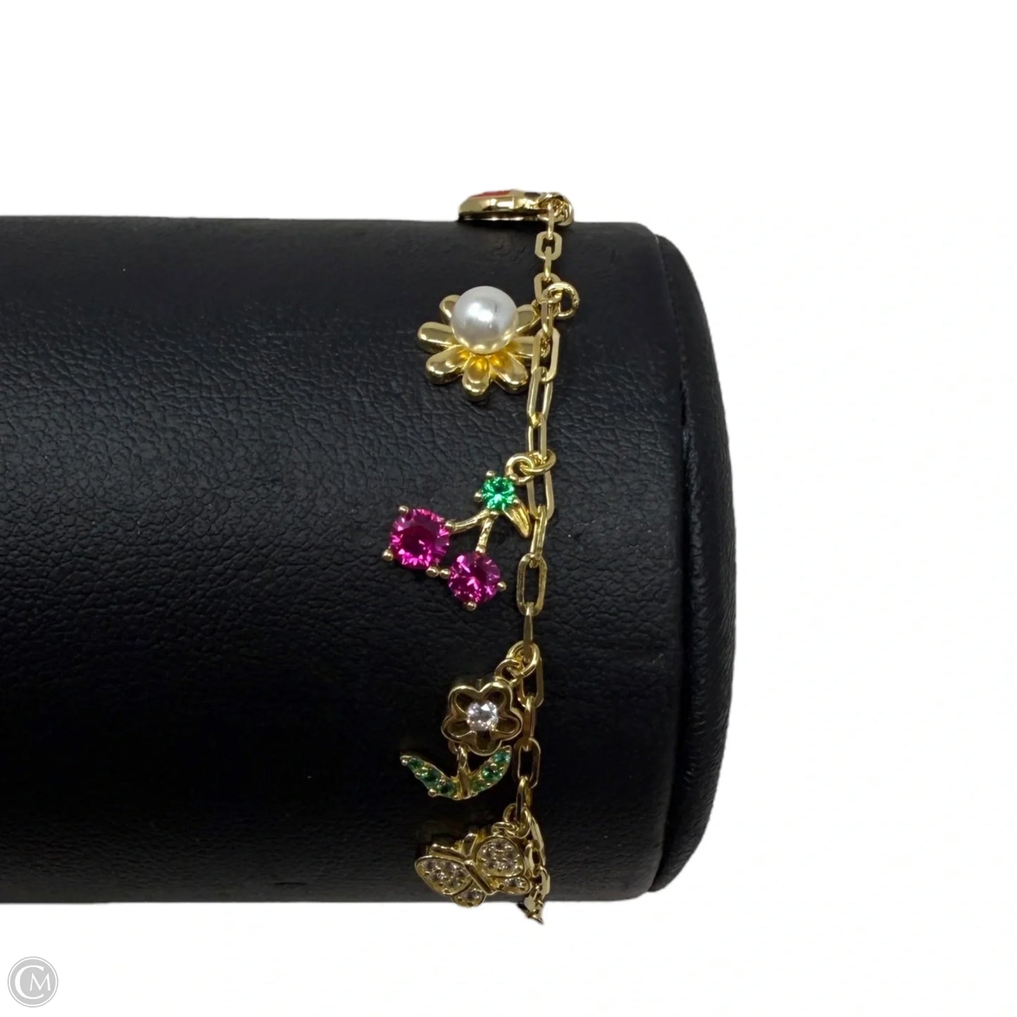 Vermeil & Crystal Charm Bracelet