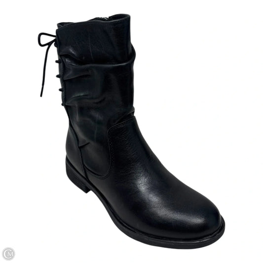 Sharnell Slouch Boots Mid-calf Flats By Sofft In Black, Size: 6