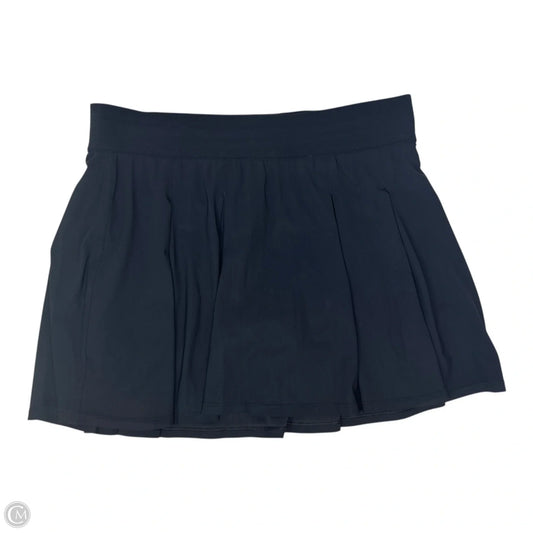 Athletic Skort By Lululemon In Black, Size: 8