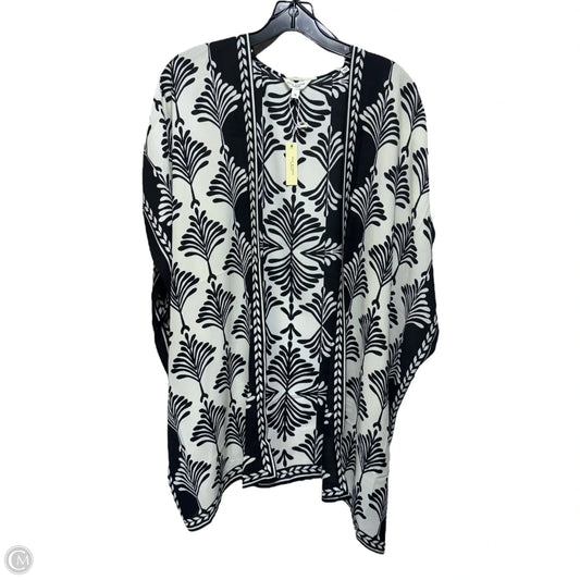 Kimono By Max Studio In Black & Cream, Size: 1x