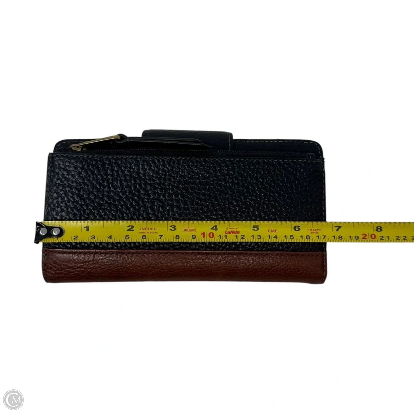 Wallet Leather By Fossil, Size: Medium