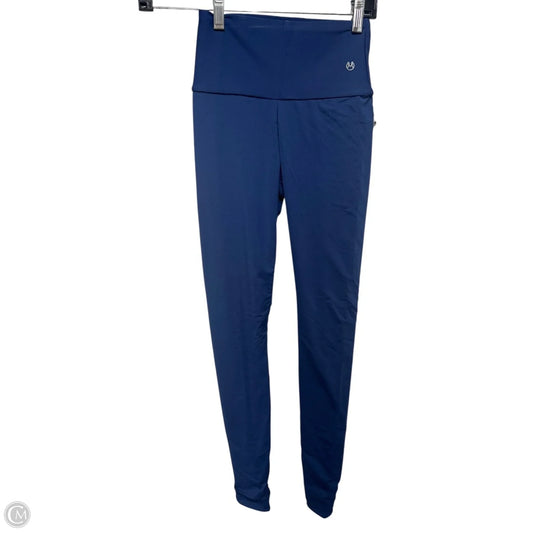 Double Dream High Rise Compression: 3 Athletic Leggings By Maaji In Blue, Size: Xs