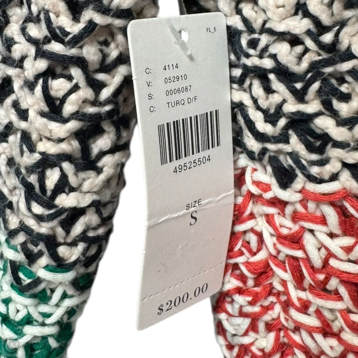 Belted Sweater Cardigan By Maeve In Multi-colored, Size: S