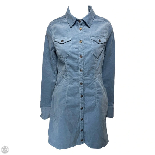 Dynomite In Cord Dress By Free People In Blue, Size: XS
