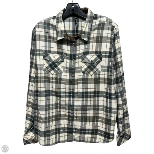 Top Long Sleeve By Kuhl In Plaid Pattern, Size: Xl