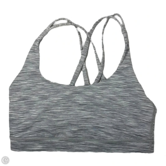 Athletic Bra By Lululemon In Grey, Size: 6
