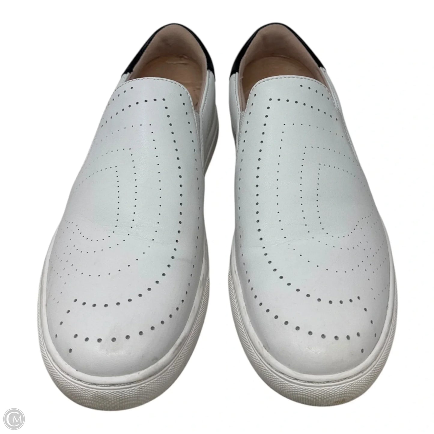 Azores Perforated Spade Shoes Designer By Kate Spade In White, Size: 6.5