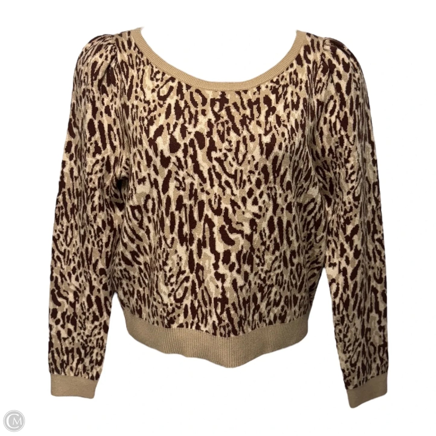 Sweater By Maeve In Animal Print, Size: Xl