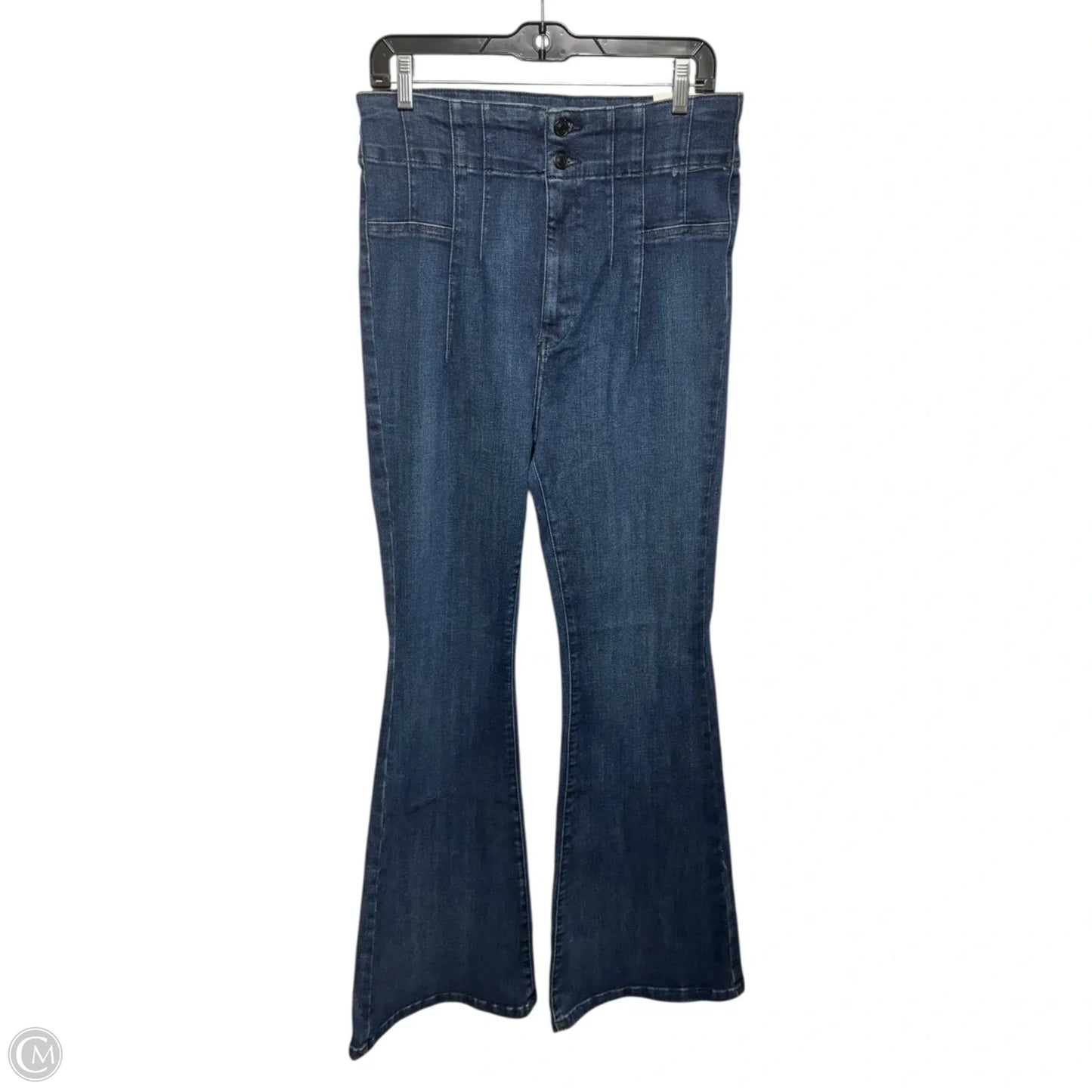 Jayde High Rise Flare Jeans By We The Free In Blue Denim, Size: 10