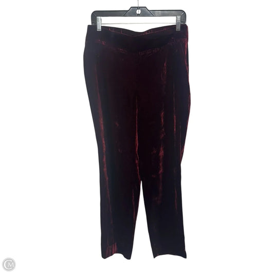 Velvet Pants Lounge By Talbots In Red, Size: 8