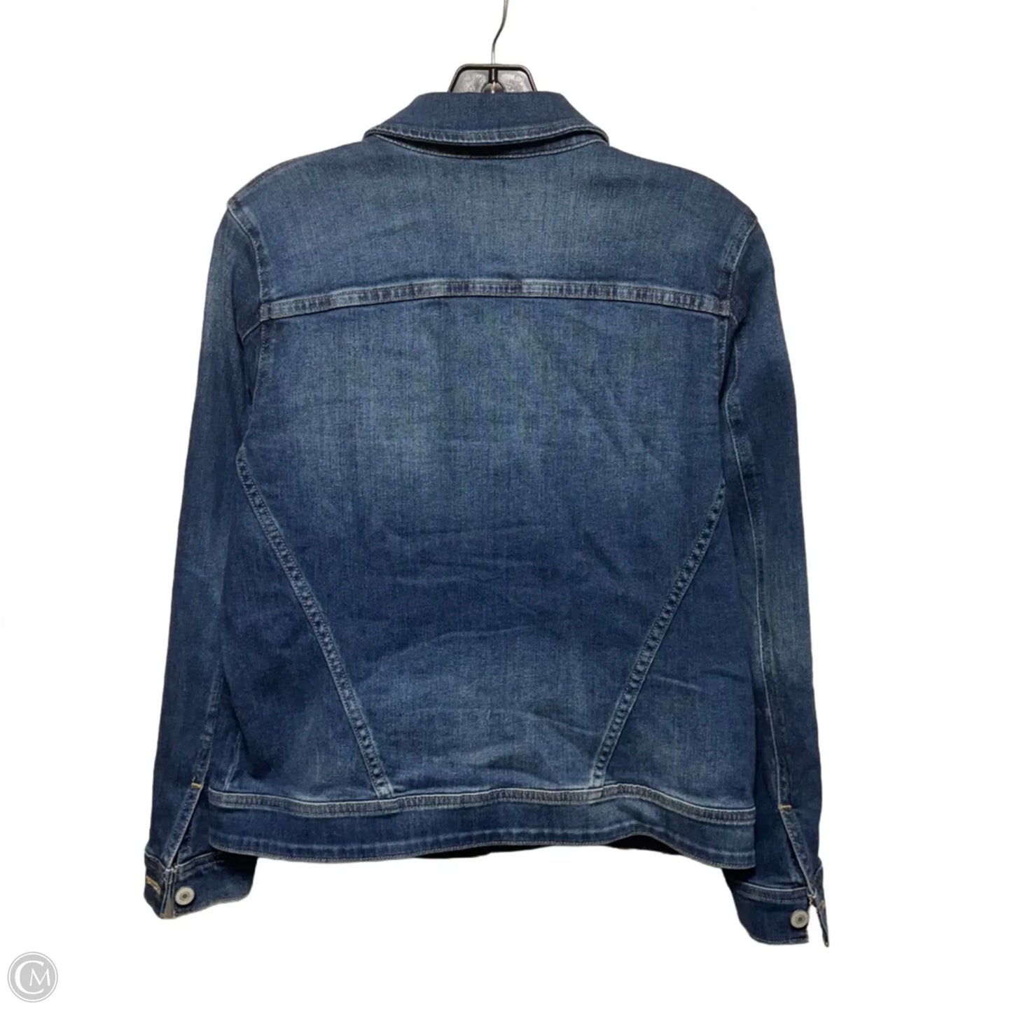 Jacket Denim By Chicos In Blue Denim, Size: M