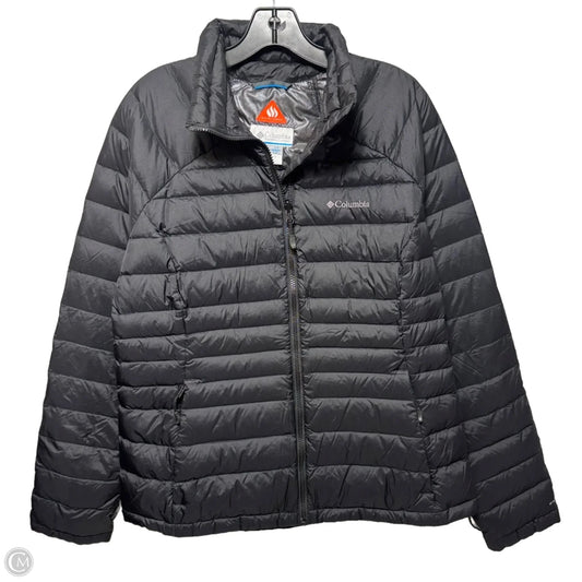 Down Jacket Puffer & Quilted By Columbia In Black, Size: Xl