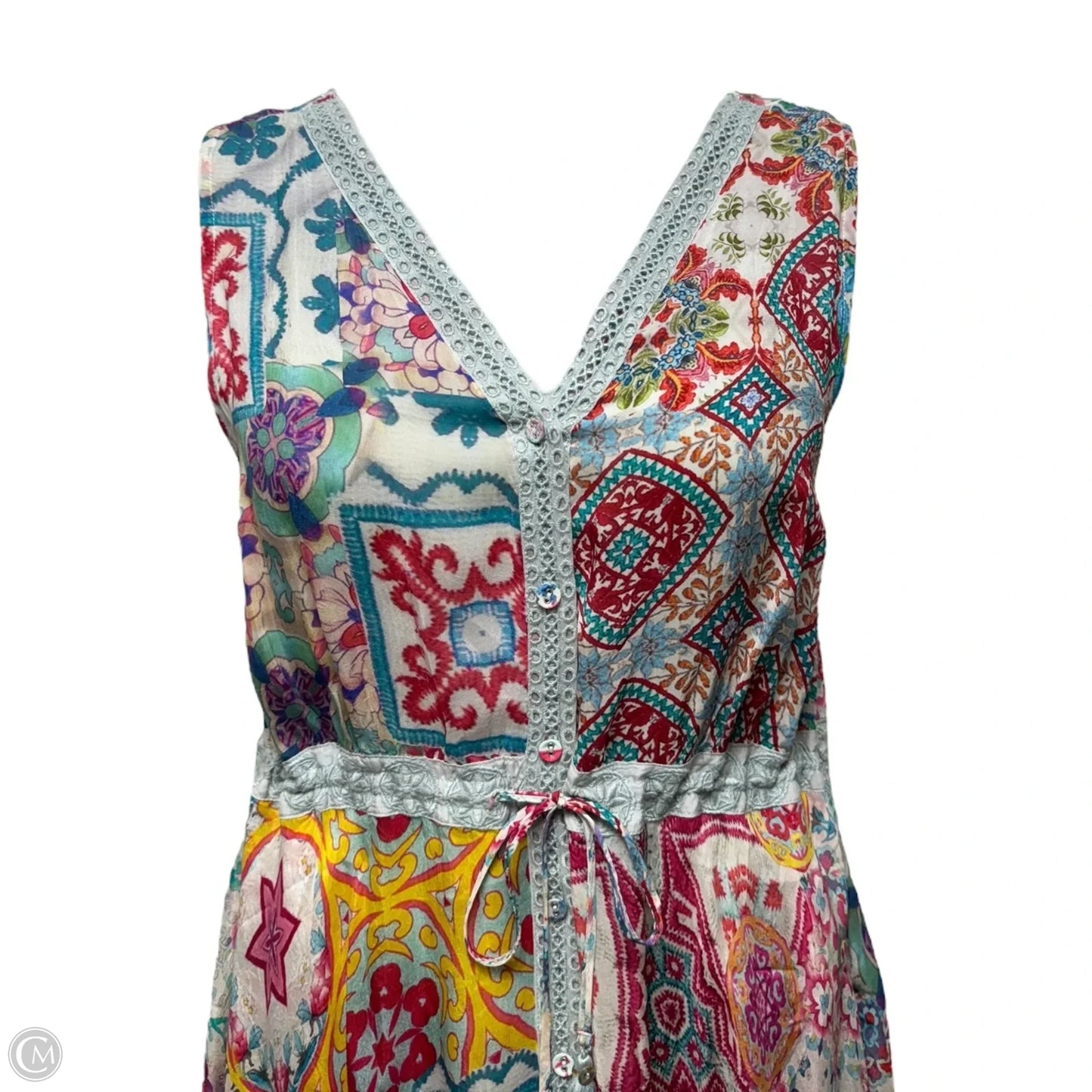 Zevele Vanessa Dress Midi By Johnny Was In Multi-colored, Size: M