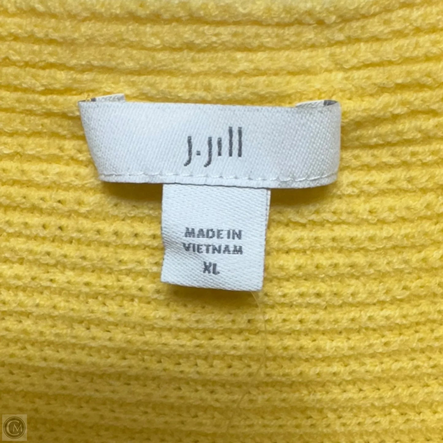 Sweater By J. Jill In Daffodil, Size: Xl