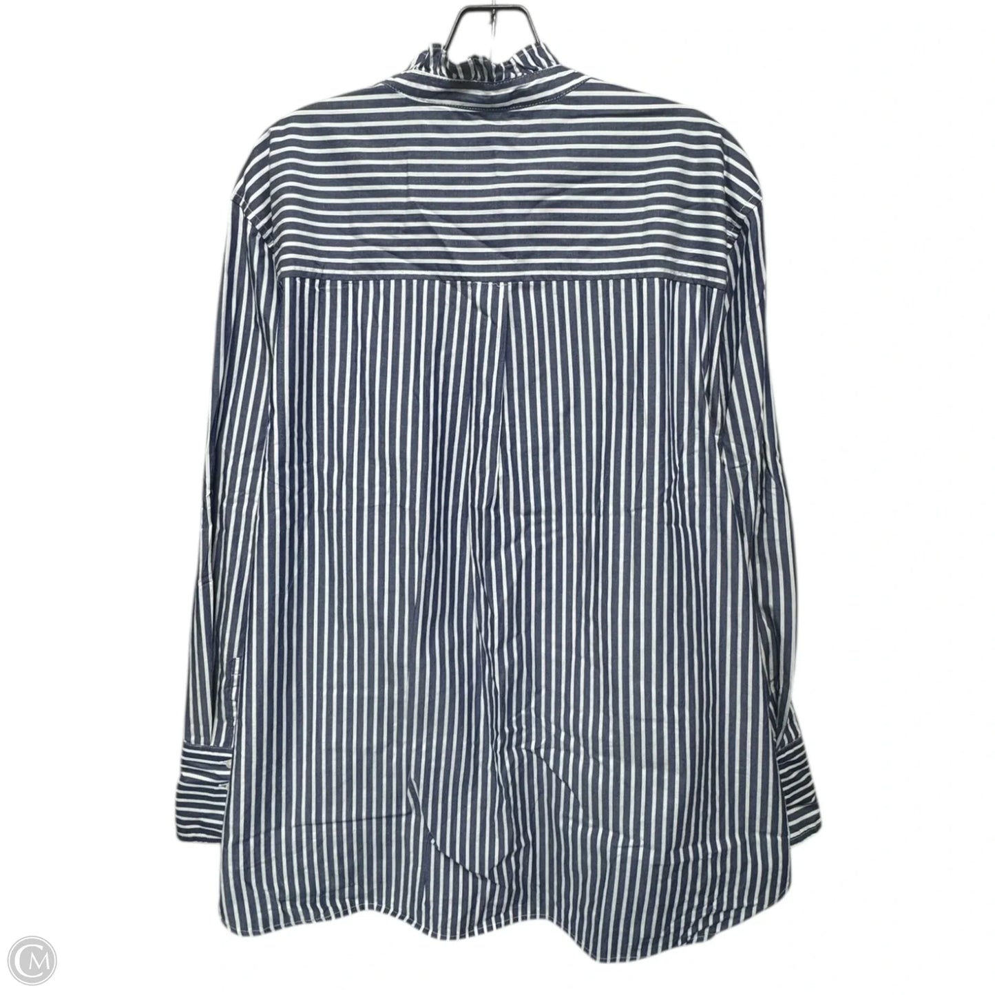 Top Long Sleeve By Gap In Striped Pattern, Size: Xxl