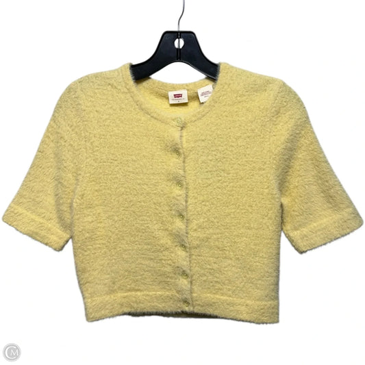 Top Short Sleeve By Levis In Yellow, Size: S