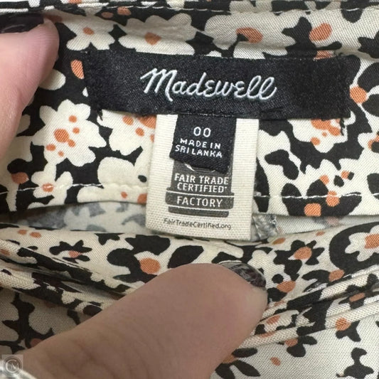 Skirt Midi By Madewell In Floral Print, Size: 00