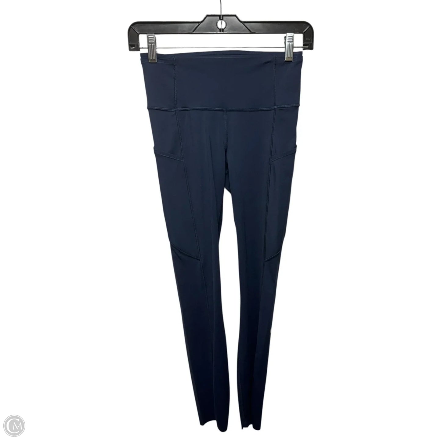 Athletic Leggings By Lululemon In Navy, Size: 4