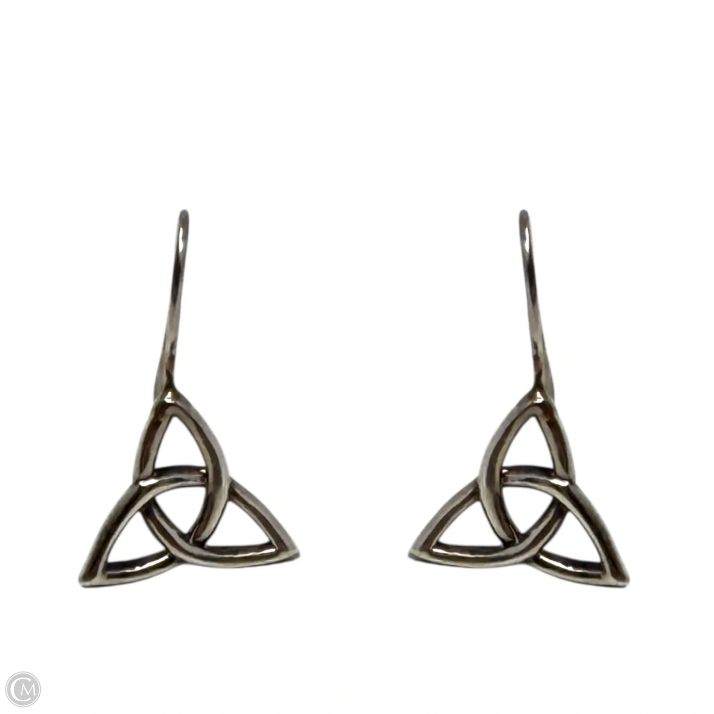 Sterling Silver Celtic Knot Drop Earrings