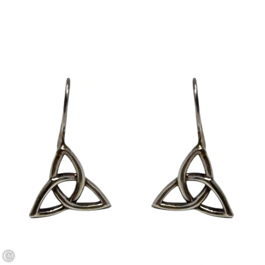 Sterling Silver Celtic Knot Drop Earrings