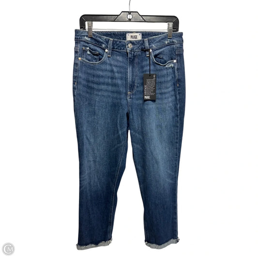 Jeans Boyfriend By Paige In Blue Denim, Size: 8