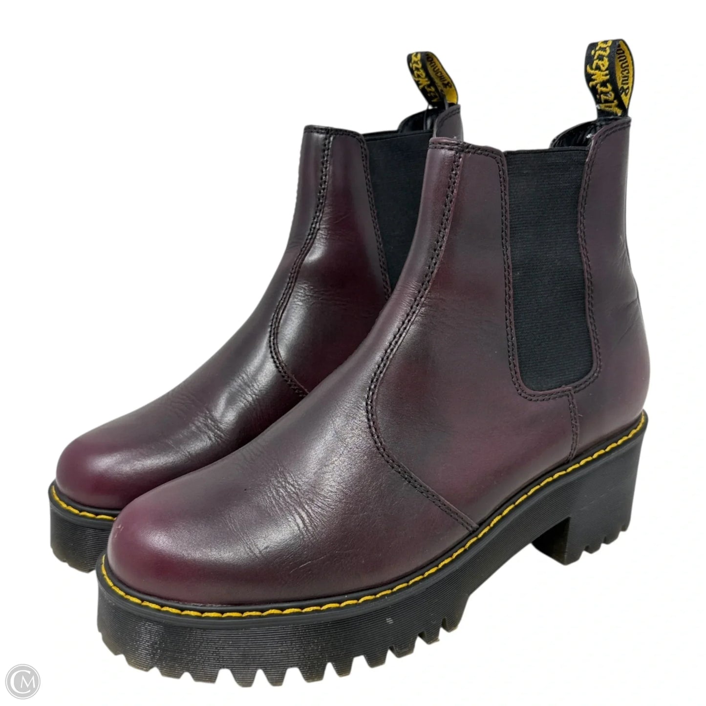 Rometty Ankle Boots By Dr Martens In Burgundy, Size: 11