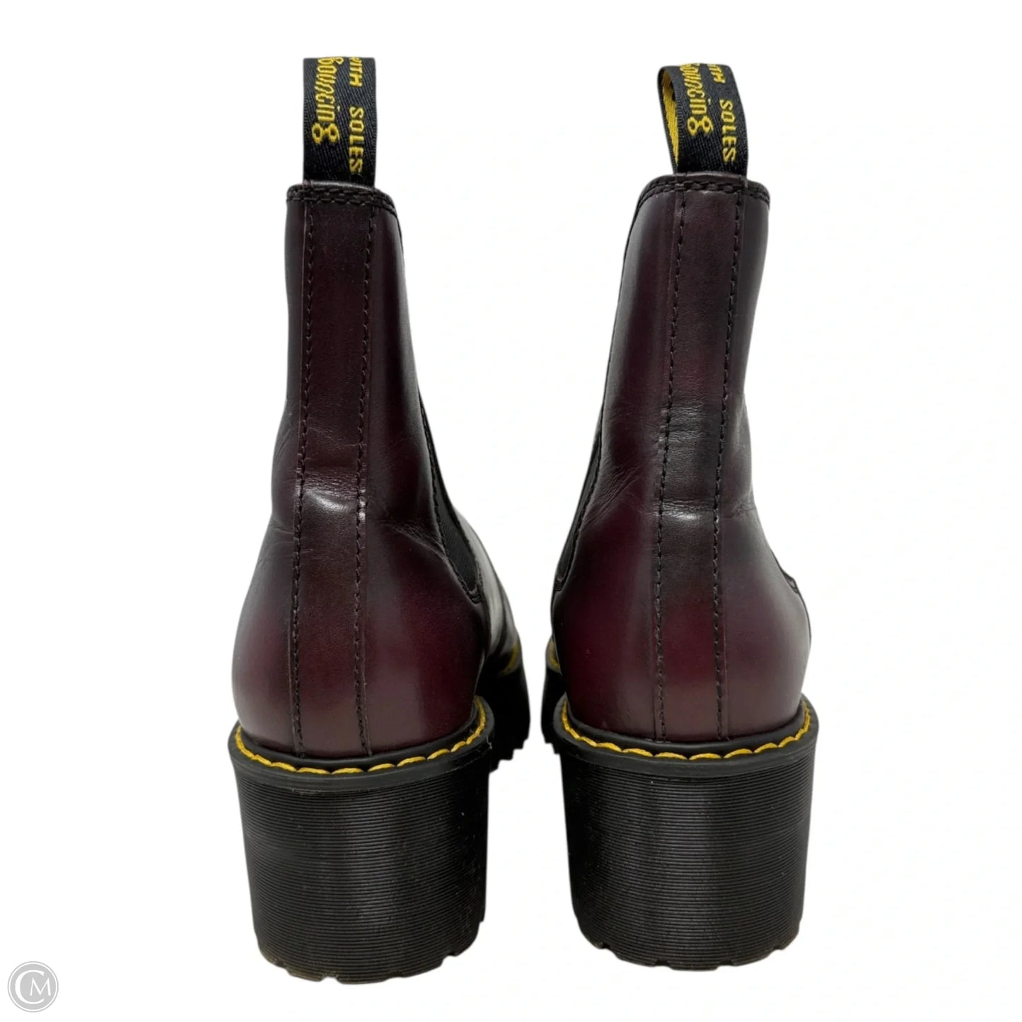 Rometty Ankle Boots By Dr Martens In Burgundy, Size: 11