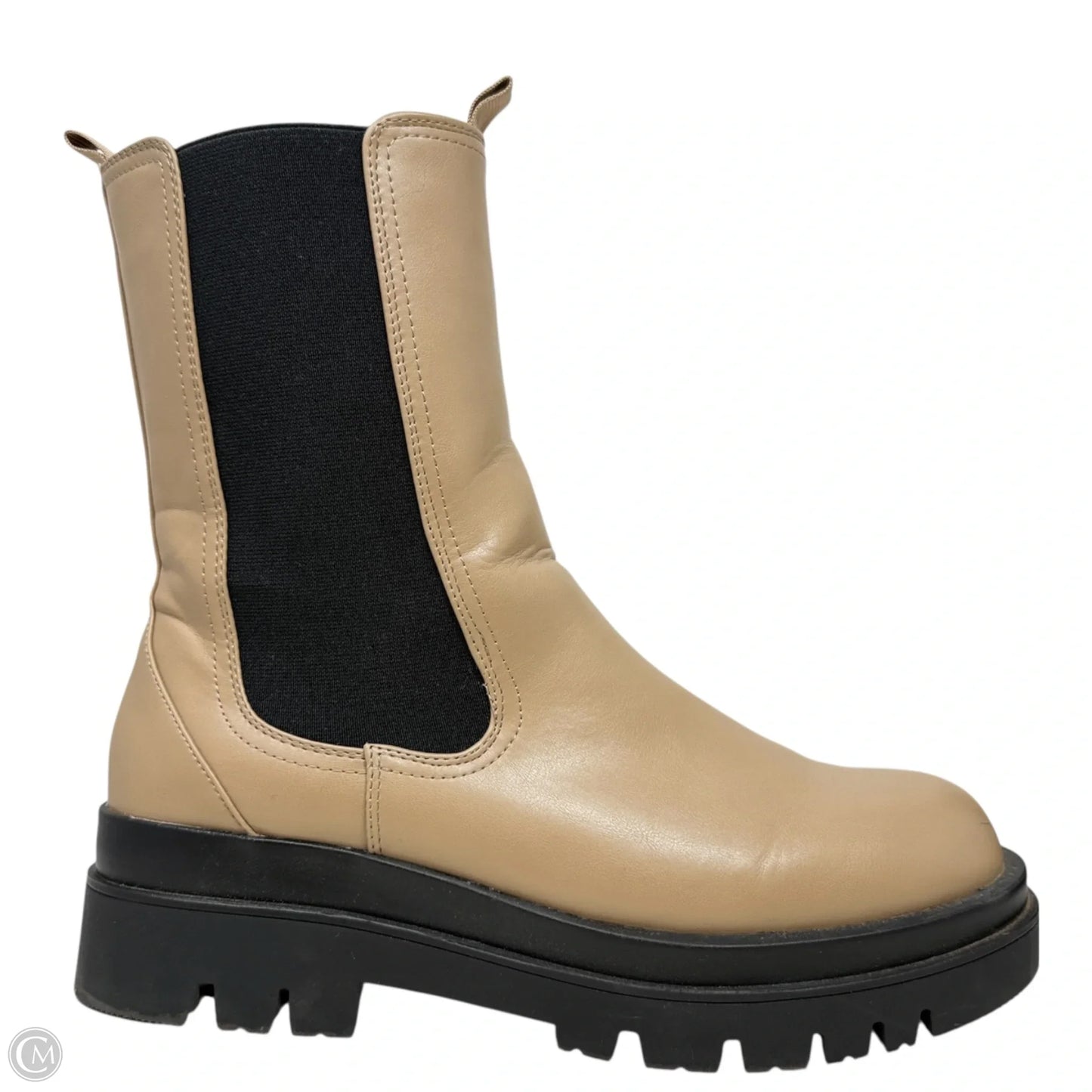 Candide Ankle Boots By Just Fab In Tan, Size: 11