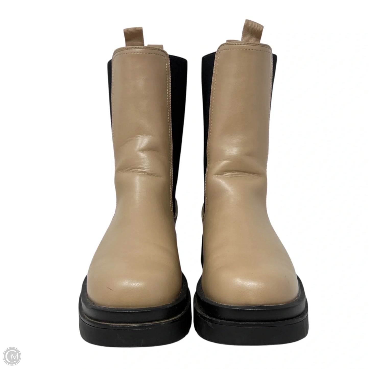 Candide Ankle Boots By Just Fab In Tan, Size: 11