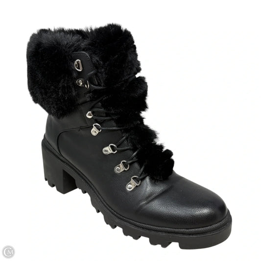 Giana Ankle Boots By Just Fab In Black, Size: 11