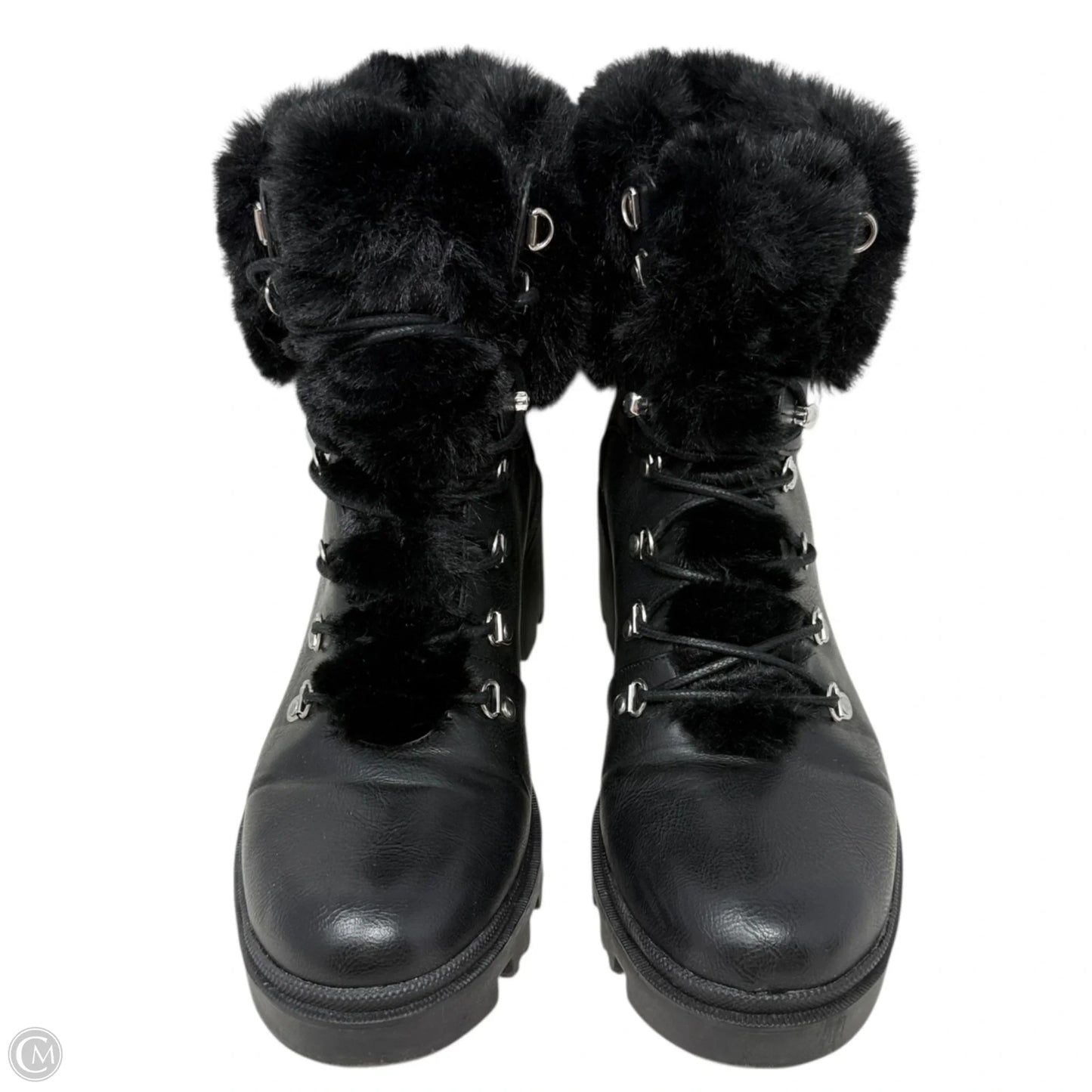 Giana Ankle Boots By Just Fab In Black, Size: 11