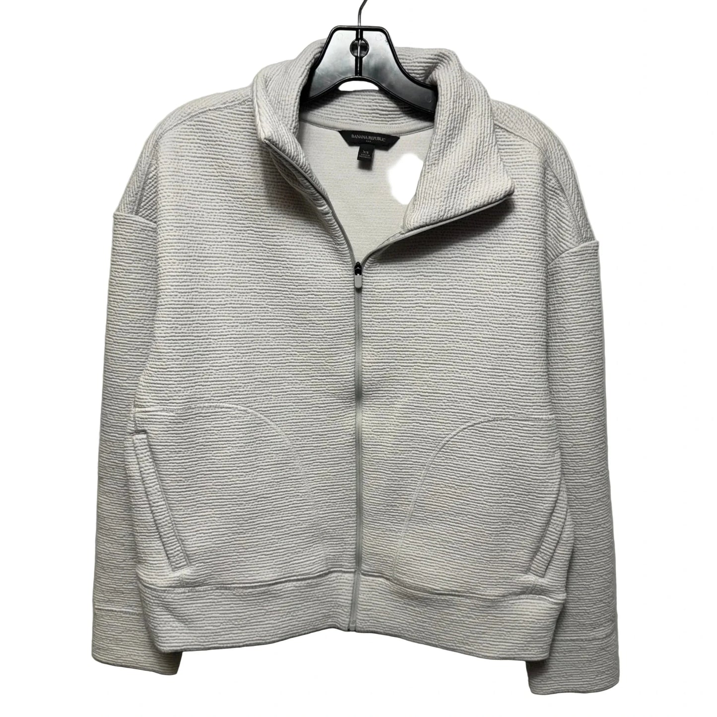 Jacket By Banana Republic In Grey, Size: Xs