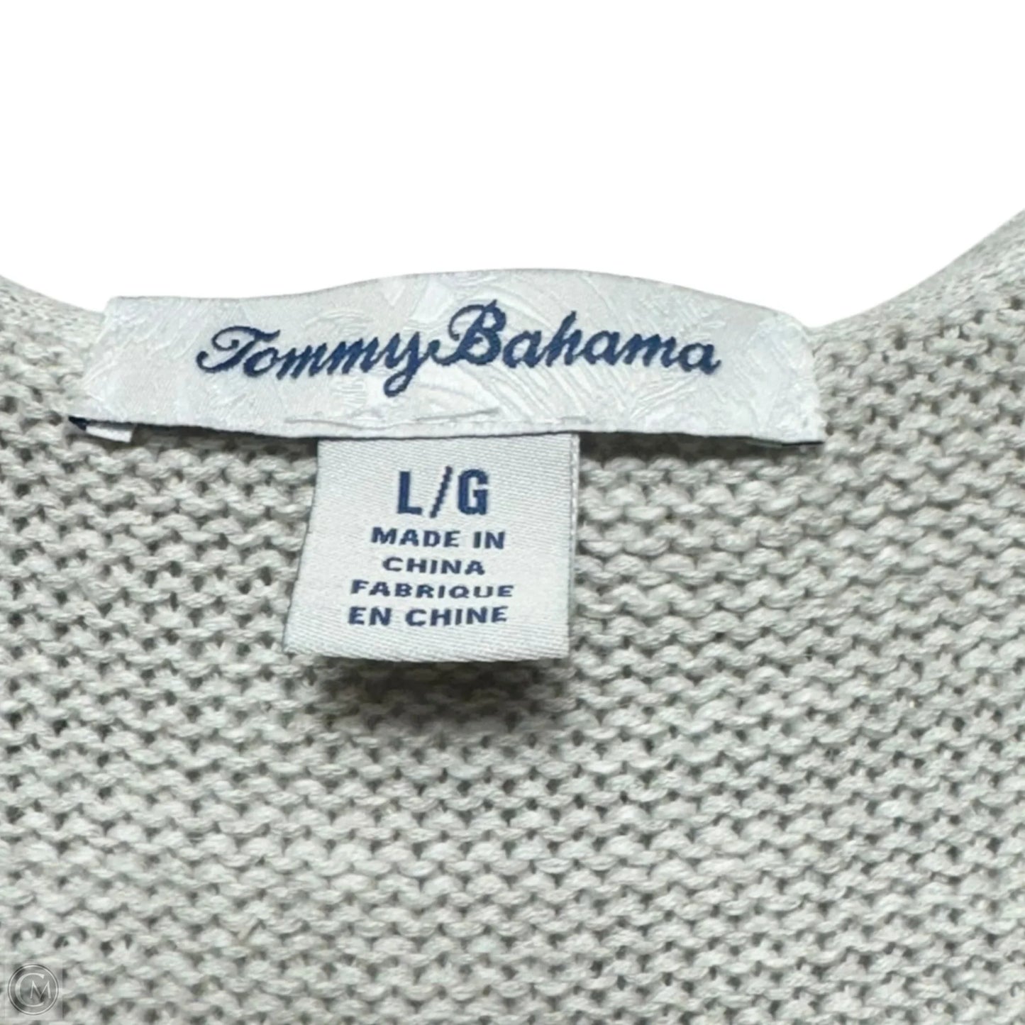 Sweater By Tommy Bahama In Grey, Size: L